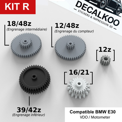 Kit complet - r], engrenages