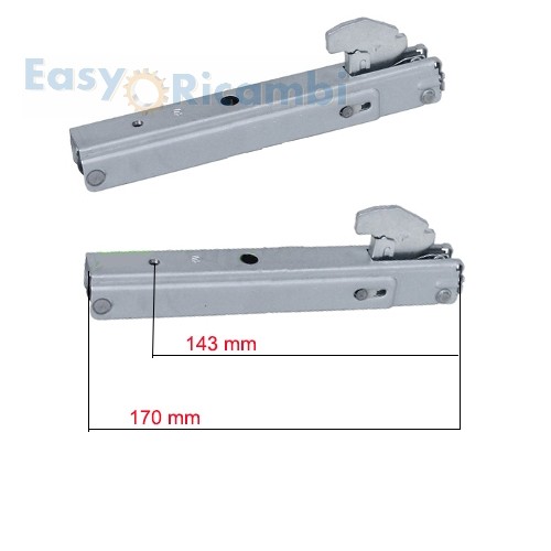 Kit cerniere per porta forno - kit,